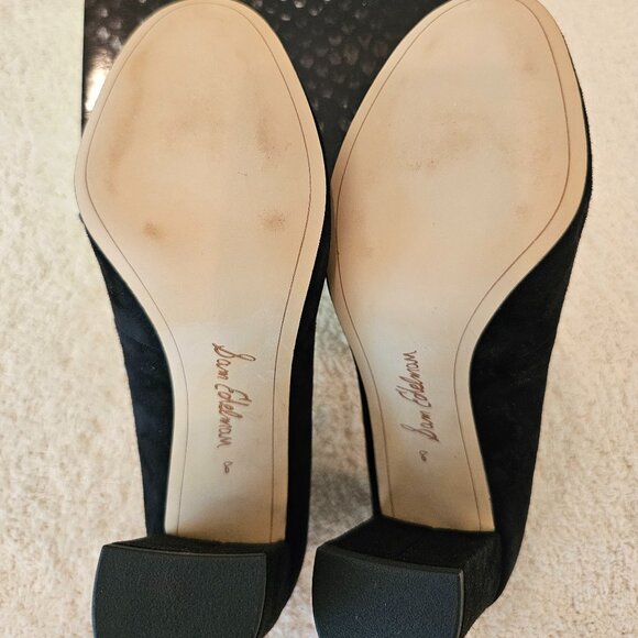 Sam Edelman Black Suede Pumps- NIB - Picture 6 of 7
